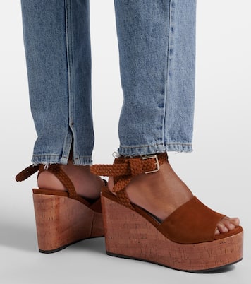 Sandales compensées Jori en daim | Jimmy Choo