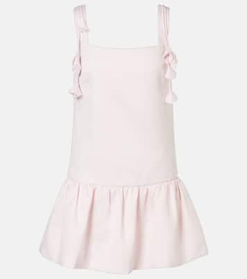 Minikleid aus Taft | Self-Portrait