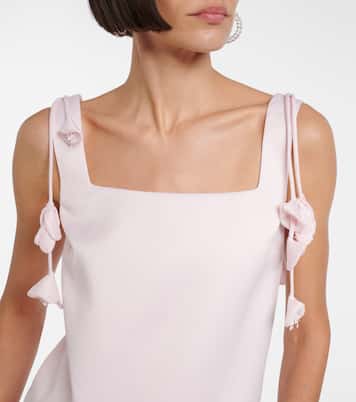 Minikleid aus Taft | Self-Portrait