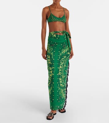 Pareo Bandana de muselina de algodón | The Attico