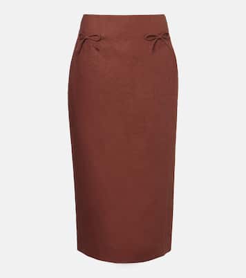 Sabine linen pencil skirt | Posse