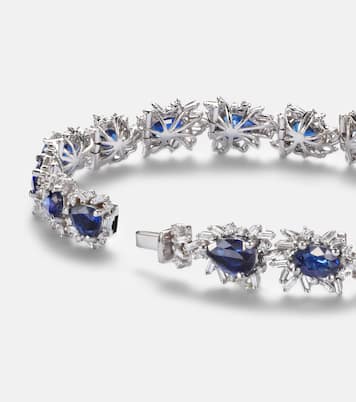Bracelet en or blanc 18 ct, saphirs et diamants | Suzanne Kalan