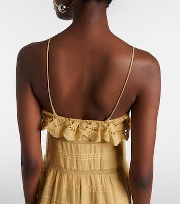 Vestido largo Paule de algodón con encaje | Marant Etoile