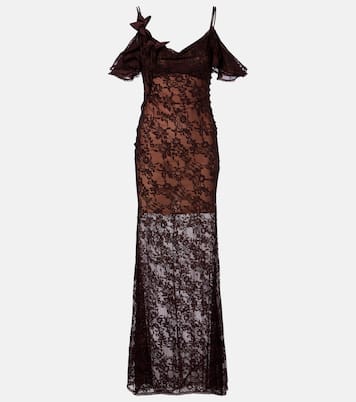 Robe longue en dentelle | Self-Portrait