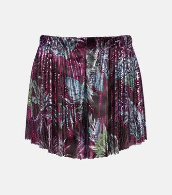 Shorts de cota de malla estampados | Rabanne