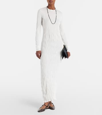 Vestido largo plisado | Toteme