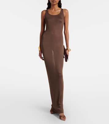 Pantoletten Sienna 70 mit Veloursleder | Gianvito Rossi