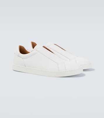 Casaro Slip leather slip-on sneakers | Magnanni