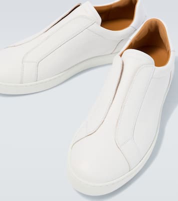 Casaro Slip leather slip-on sneakers | Magnanni