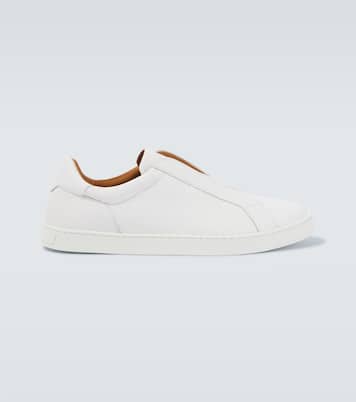 Casaro Slip leather slip-on sneakers | Magnanni