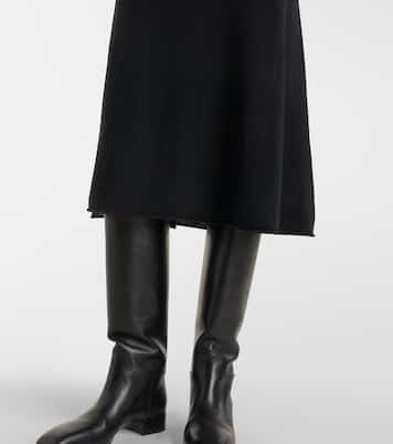 Abito midi N°468 Gabrielle in misto lana | Extreme Cashmere