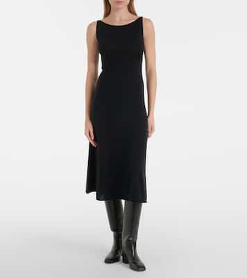 Abito midi N°468 Gabrielle in misto lana | Extreme Cashmere