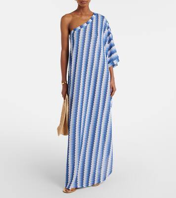 Savannah one-shoulder beach cover-up | Melissa Odabash