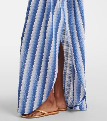 Savannah one-shoulder beach cover-up | Melissa Odabash