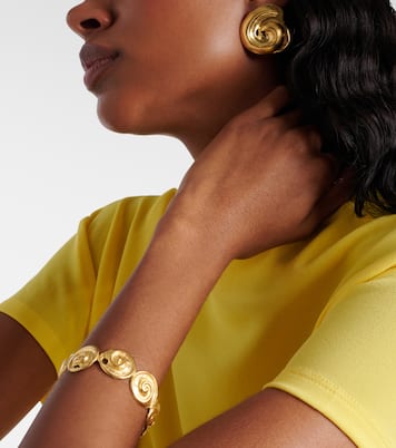 Cote 24kt gold-plated cuff bracelet | Ysso