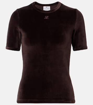 T-Shirt aus Samt  | Courrèges