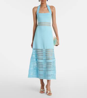 Vestido midi calado Blayne | Simkhai