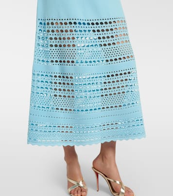 Vestido midi calado Blayne | Simkhai