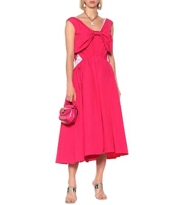 Robe midi en coton mélangé | Marni