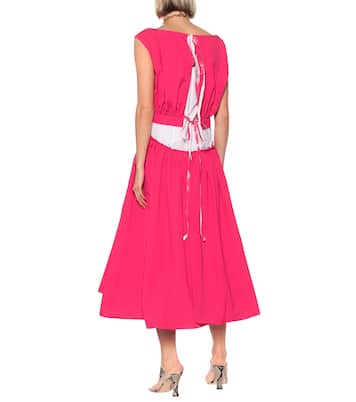 Robe midi en coton mélangé | Marni