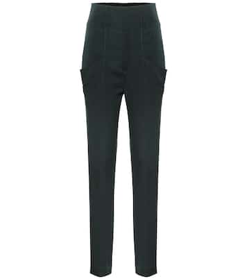 Pantalon Padme à taille haute en laine | Isabel Marant