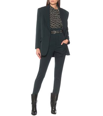 Pantalon Padme à taille haute en laine | Isabel Marant