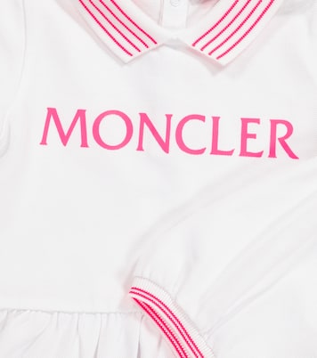 Baby - Abito e shorts in cotone con logo | Moncler Enfant