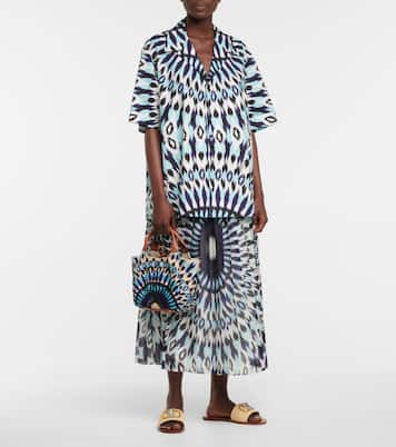 Midirock aus Baumwolle und Seide | Valentino