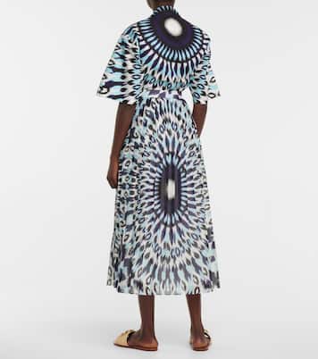 Midirock aus Baumwolle und Seide | Valentino