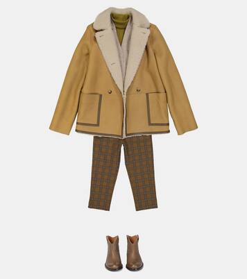 Tania shearling jacket | Bonpoint