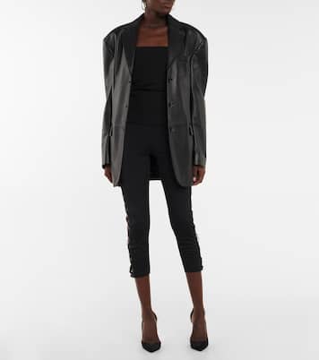 High-Rise Leggings mit Cut-outs | Norma Kamali