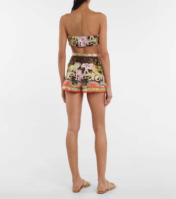 Top palabra de honor estampado | Pucci