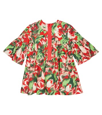 Robe en coton à fleurs | Kenzo Kids
