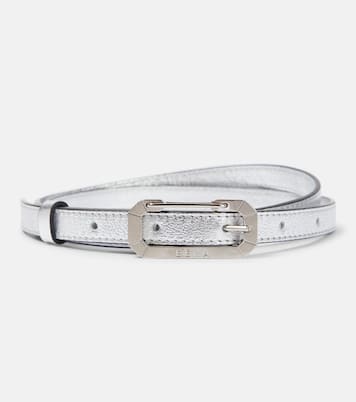 Metallic leather belt | Eéra