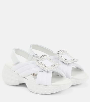 Verzierte Slingback-Sandalen Viv’ Run | Roger Vivier