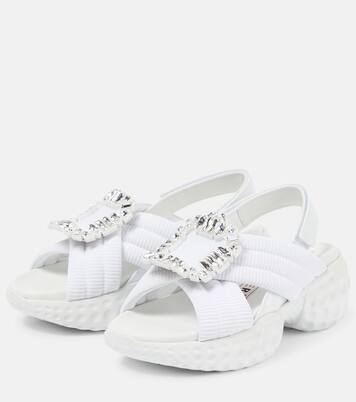 Verzierte Slingback-Sandalen Viv’ Run | Roger Vivier