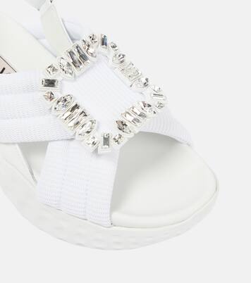 Verzierte Slingback-Sandalen Viv’ Run | Roger Vivier