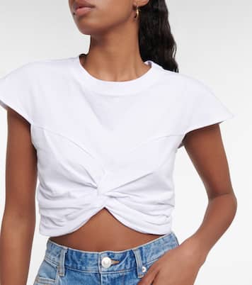 Cropped-Top Zineae aus Baumwolle | Isabel Marant