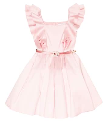Belted faille dress | Monnalisa