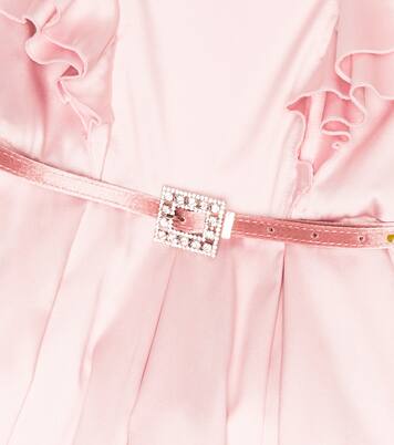 Belted faille dress | Monnalisa