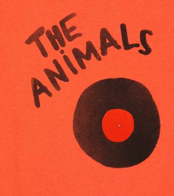 Rooster printed cotton T-shirt | The Animals Observatory