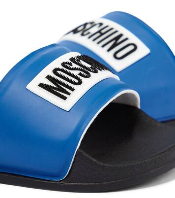 Logo rubber slides | Moschino Kids