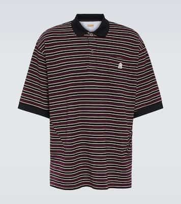 Striped cotton polo shirt | Undercover