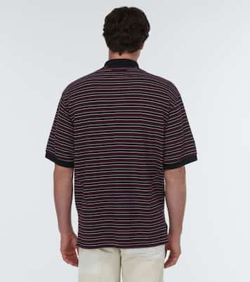 Striped cotton polo shirt | Undercover