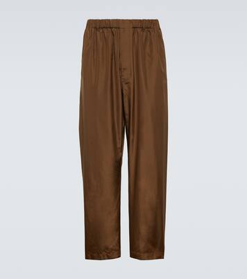 Silk straight pants | Lemaire