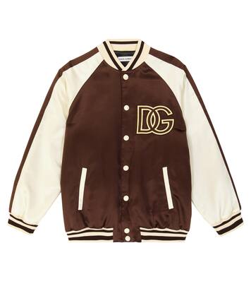 Logo varsity jacket | Dolce&Gabbana Kids