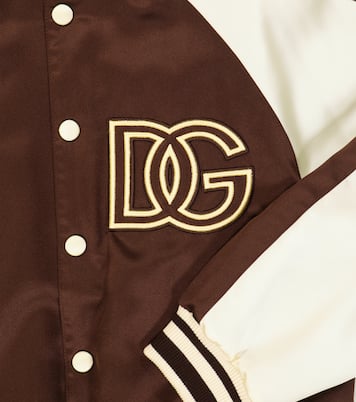 Logo varsity jacket | Dolce&Gabbana Kids