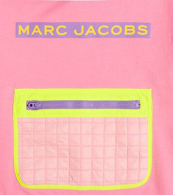 Logo cotton jersey hoodie | Marc Jacobs Kids
