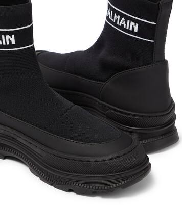 Logo sock boots | Balmain Kids