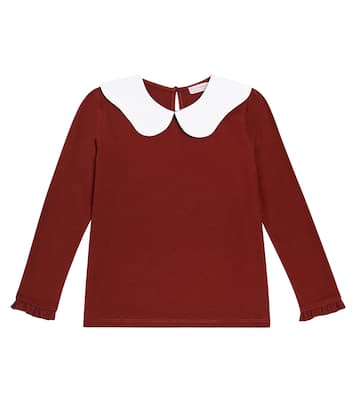 Iziar cotton jersey top | La Coqueta